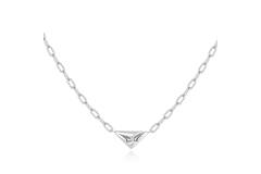  Sunshine Chaser - Silber / Rhodiniert - Zirkonia - 45cm